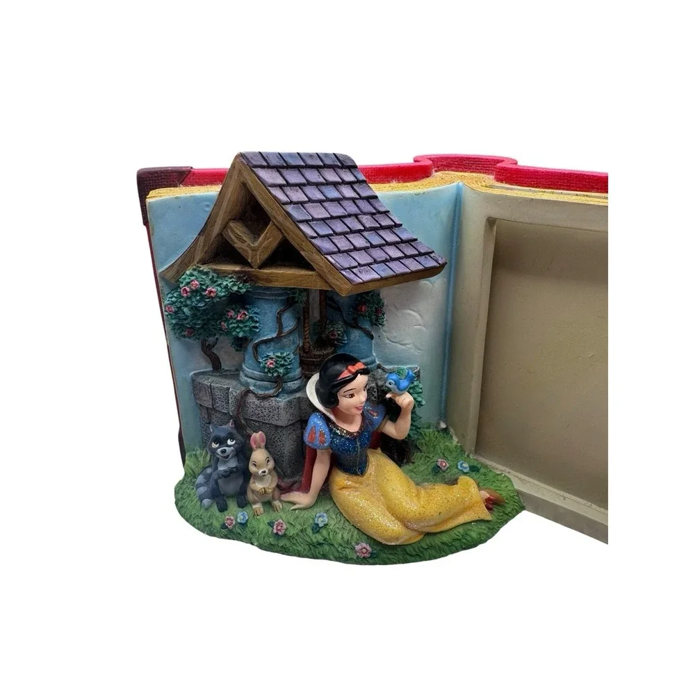SNOW WHITE OPEN BOOK‎ 3-D WISHINGWELL SCENE PICTURE FRAME HOLDER